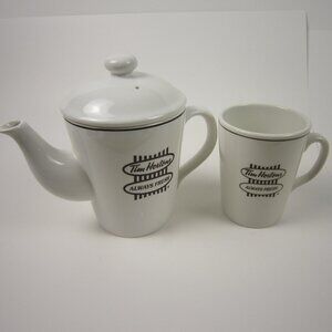 Tim Hortons 2 cup Tea Pot Teapot with Mug - Always fresh - GUC